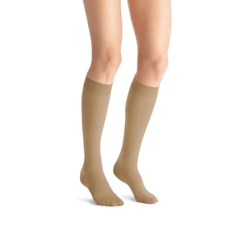 PR/1 JOBST OPAQUE,KNEE HIGH SOFTFIT STOCKINGS CLOSED TOE,LARGE FULL CALF,30-40MMHG ,NATURAL