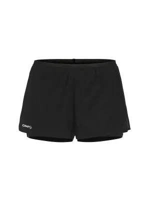 Race Day Split Shorts M | Black