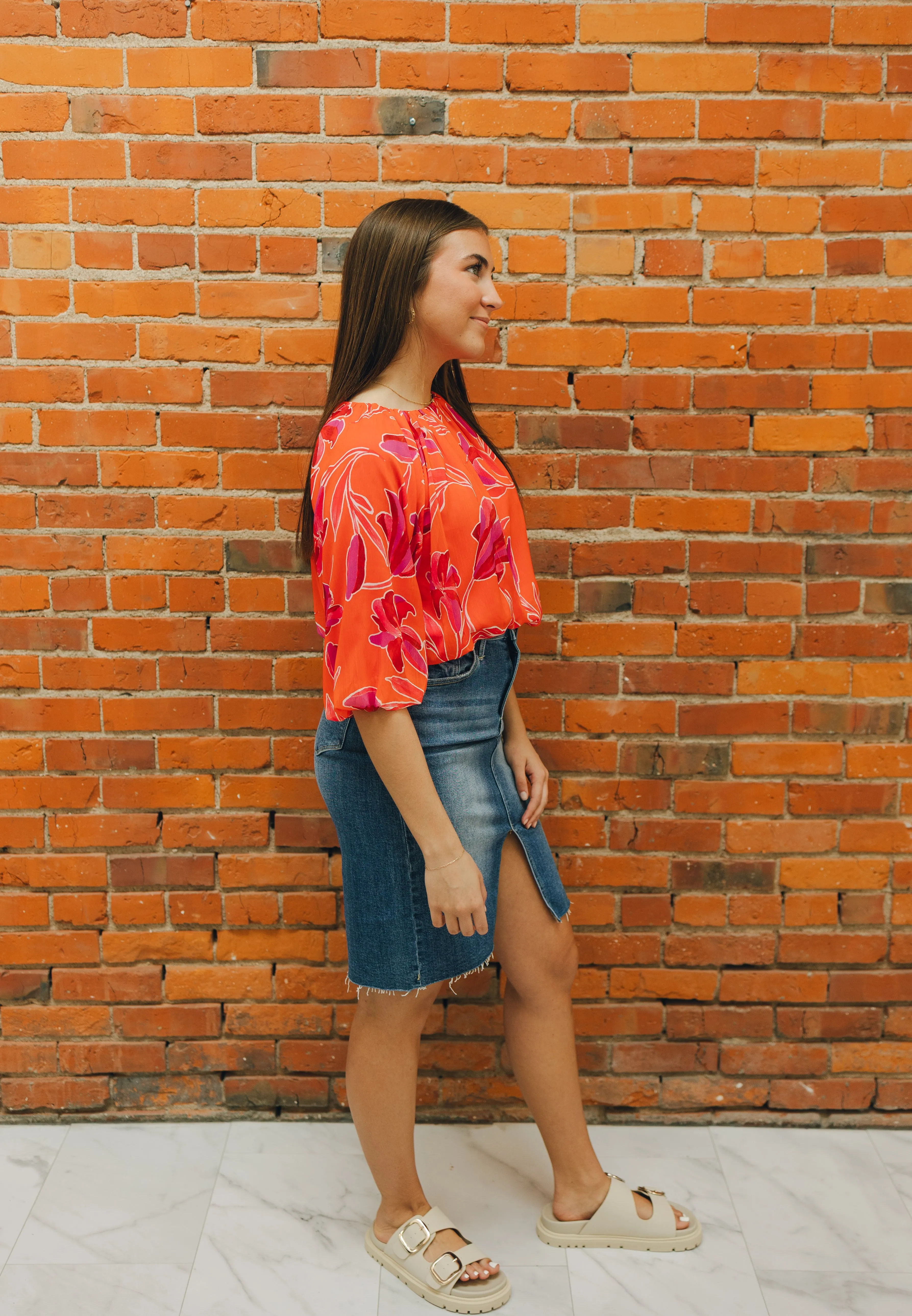 Risen High Rise Pencil Skirt