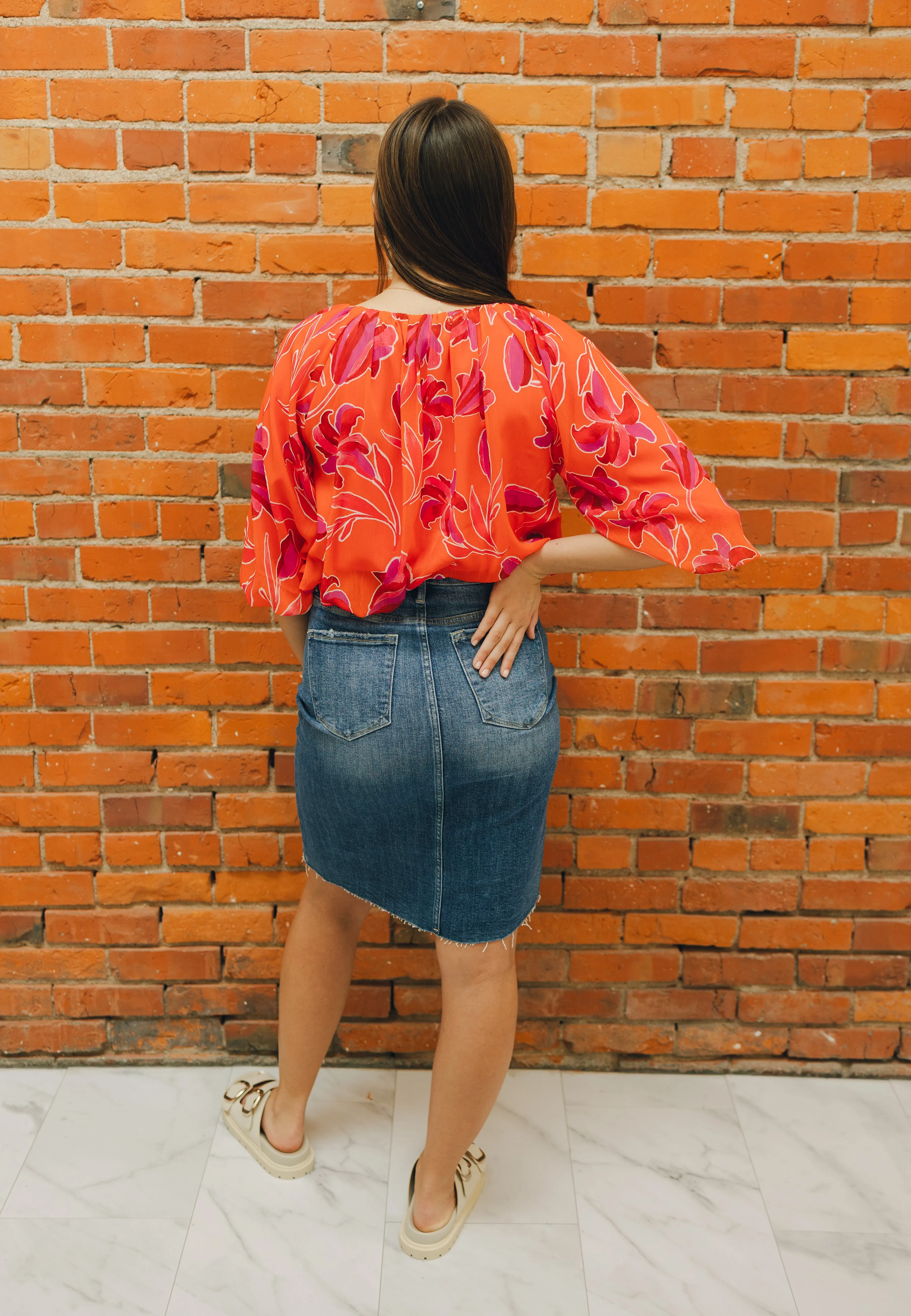Risen High Rise Pencil Skirt