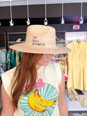 She Shells Seashells Palm Hat