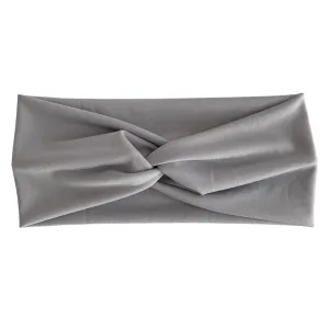 Silver Ice Faux Knot Headband