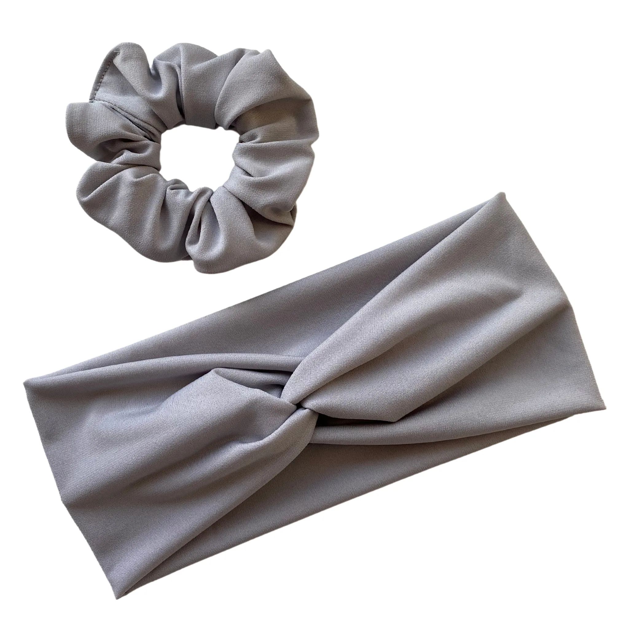Silver Ice Faux Knot Headband