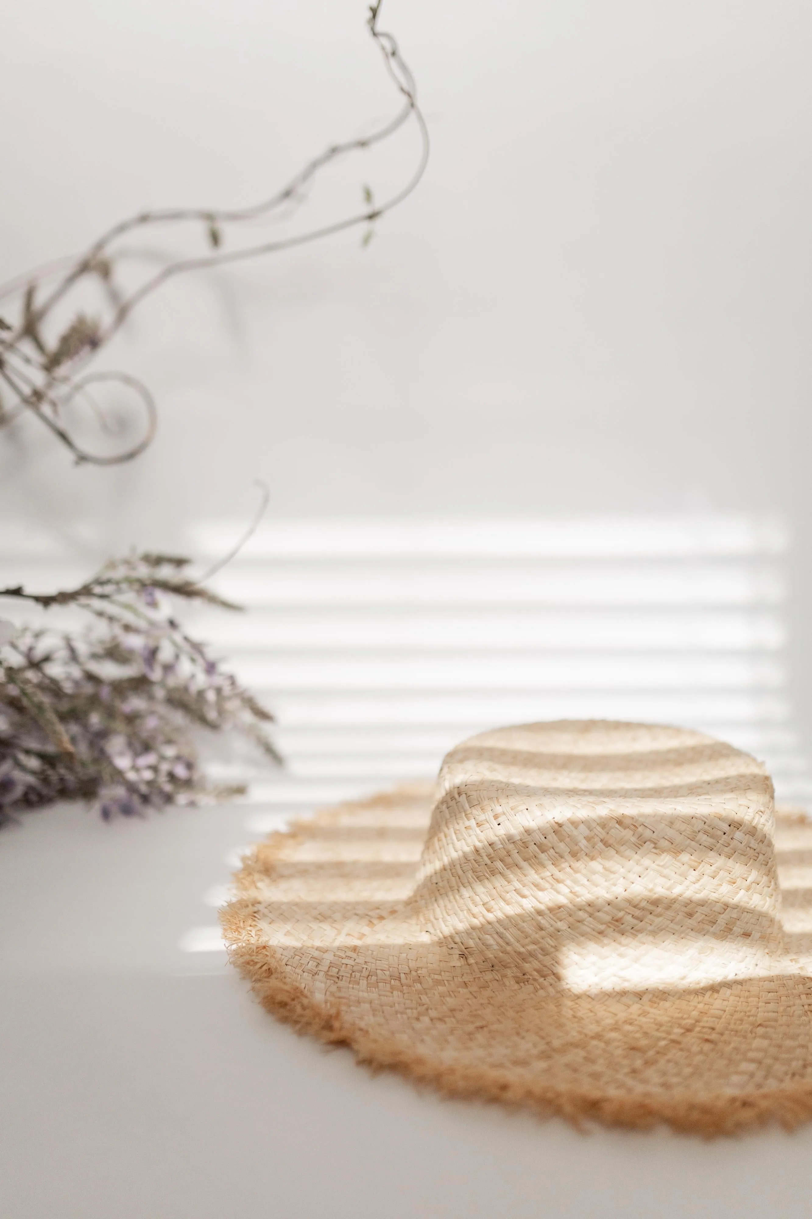 Sunny days straw boater hat