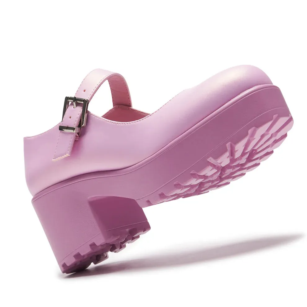 Tira Pearl Mary Janes 'Blush Jewel Edition'-Pink-Size 6-Clearance