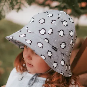 Toddler Bucket Sun Hat | Penguin SIZE 6-12M