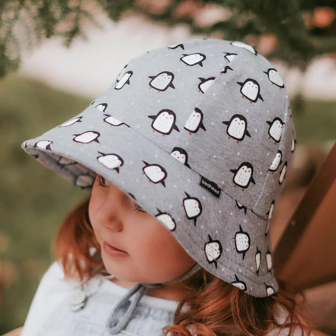 Toddler Bucket Sun Hat | Penguin SIZE 6-12M