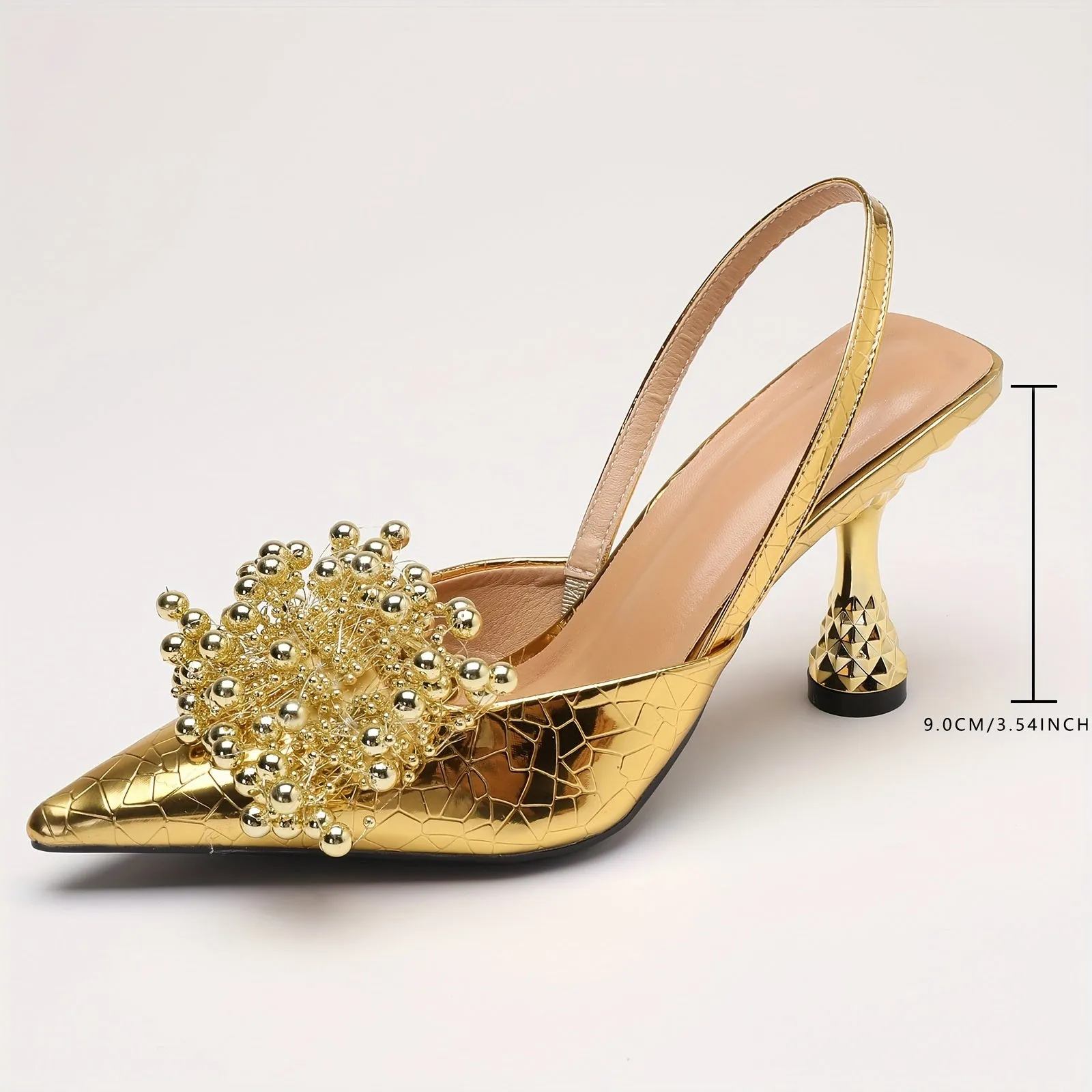 VougeVamp Pointed Toe Stiletto Sandals – Elegant One-Strap High Heels for Summer