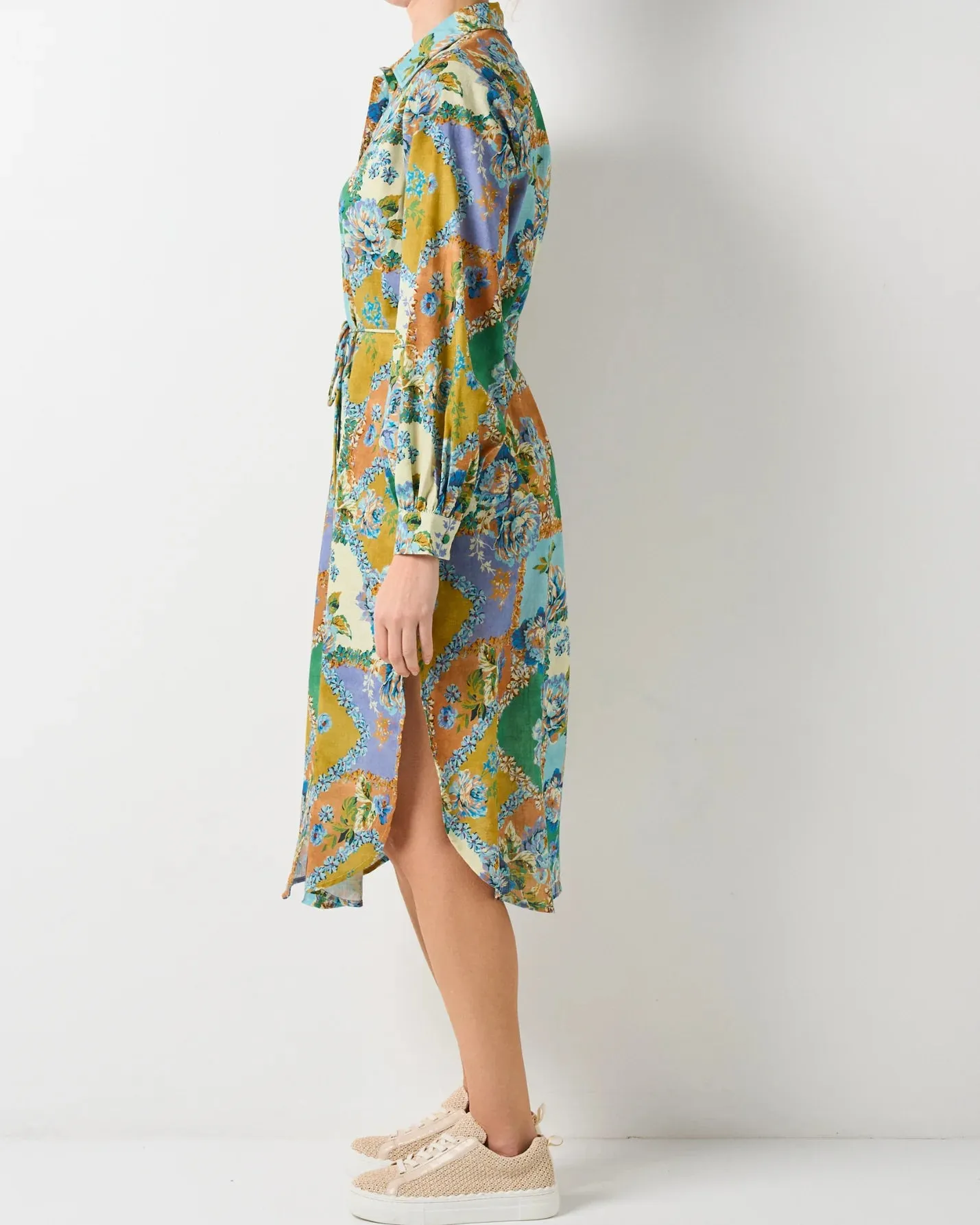Walnut Melbourne - Etienne Dress - Peony Patchwork
