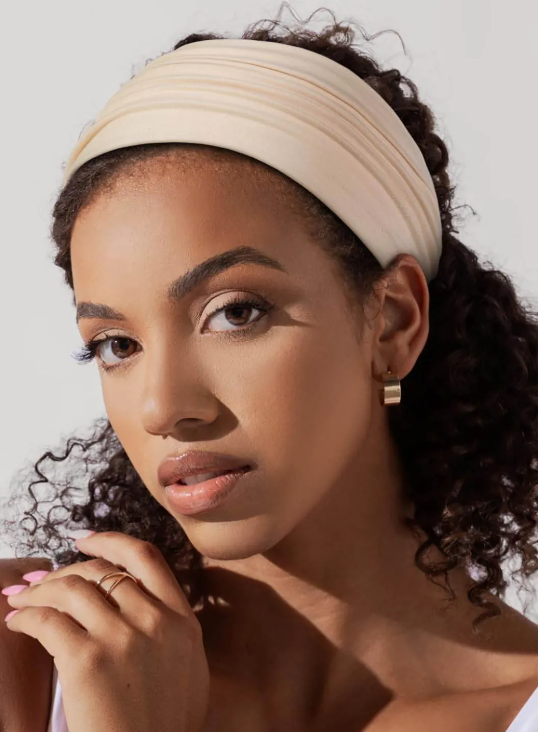 Wide Headbands for Women Non Slip Boho Large Head Bands for Women's Hair Stretchy Hair Bands Accessories for Yoga Fashion Workout Running Head Wraps for Women 6 Pack