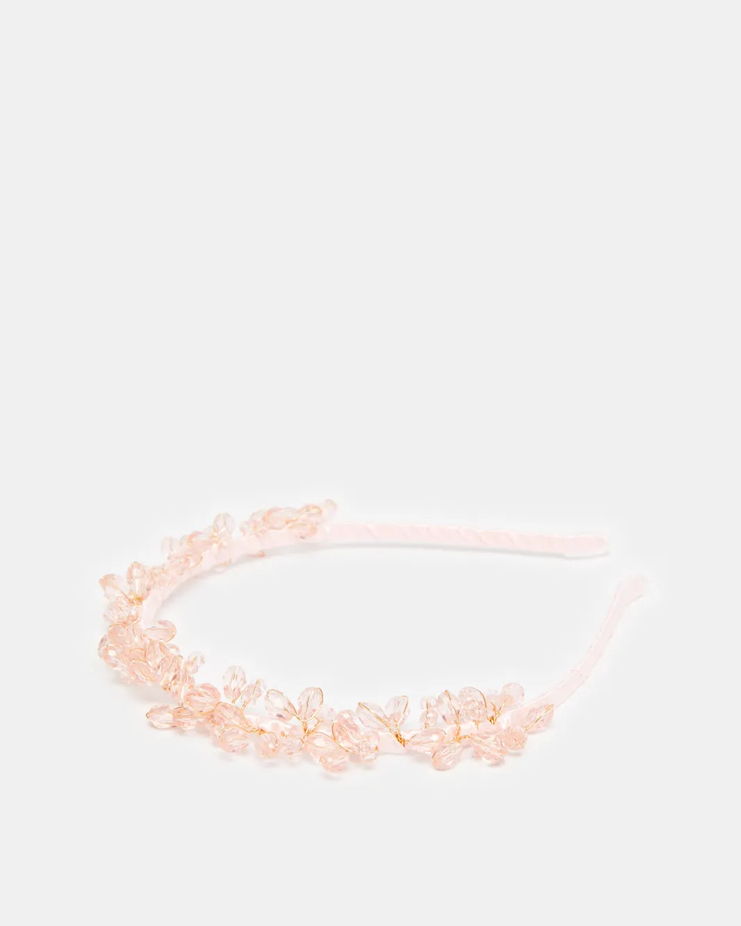 Women Pink Embellished Headband