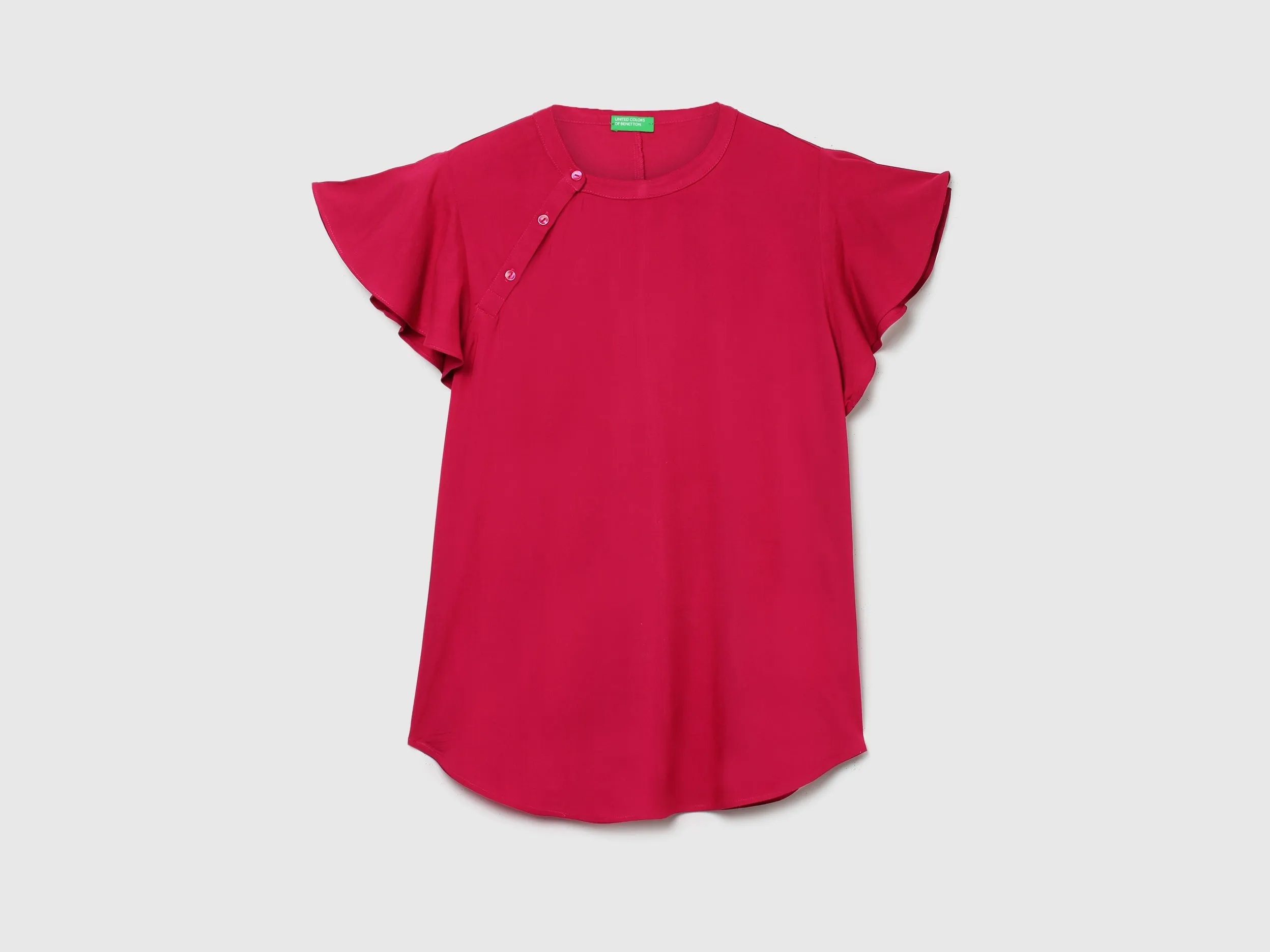 Women Solid Round Neck Top