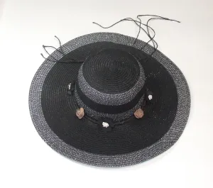 Womens Sun Straw Hat Wide Brim